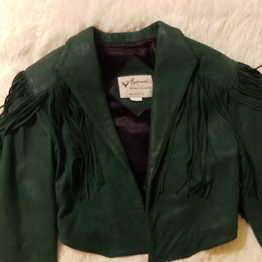Green Leather Jacket